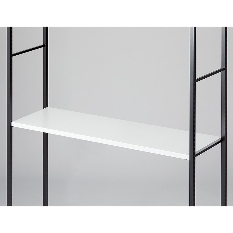 ストア・エキスプレス 店舗什器　ラテラル・ロコ　中間棚セット　ブラック用 120×40cm　ホワイト 61-809-1-2 1セット（ご注文単位1セット）【直送品】