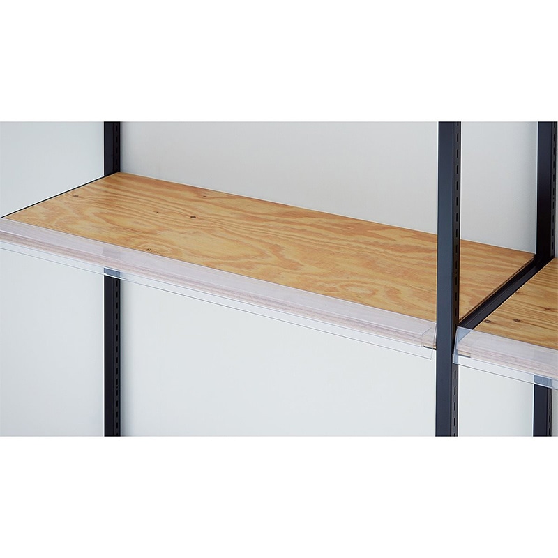 ストア・エキスプレス 店舗什器　ラテラル・ロコ　中間棚プライスレール 幅90cm　棚厚18mm用　2本組 61-818-3-1 1組（ご注文単位1組）【直送品】