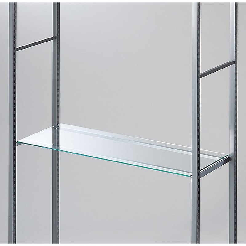 ストア・エキスプレス 店舗什器　ラテラル・ロコ　ガラス棚セット 90×35cm　5mm厚 61-808-79-1 1セット（ご注文単位1セット）【直送品】