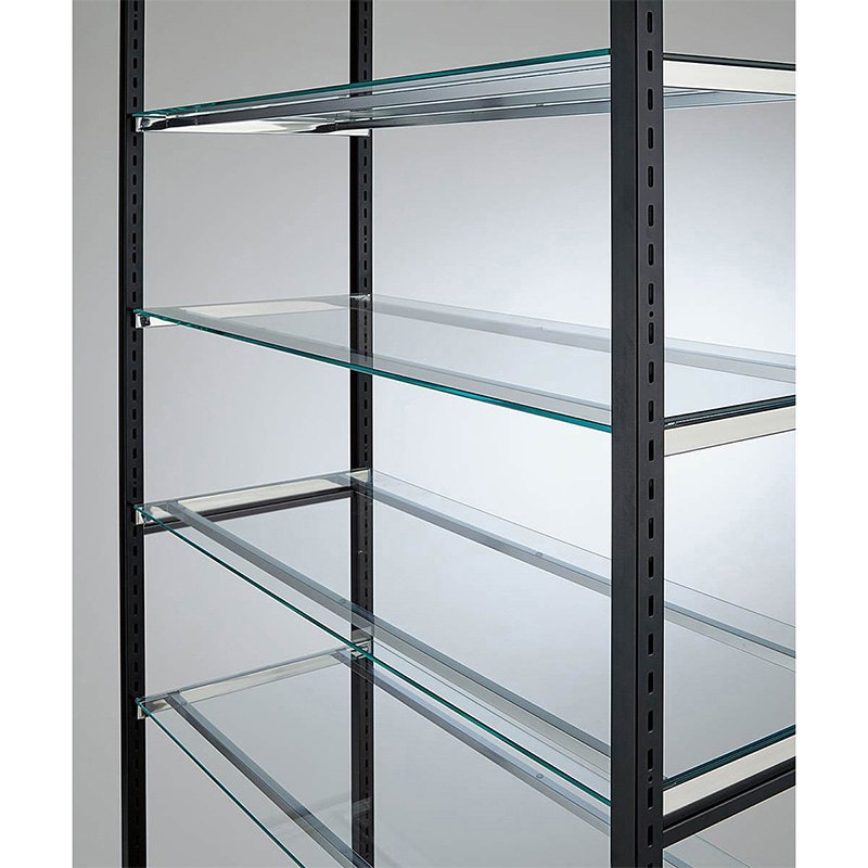 ストア・エキスプレス 店舗什器 ラテラル・ロコ ガラス棚セット 90×35cm 5mm厚 61-808-79-1 1セット(ご注文単位1セット)【直送品】