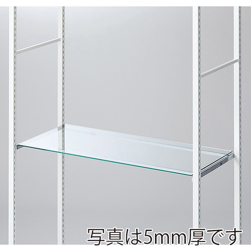 ストア・エキスプレス 店舗什器　ラテラル・ロコ　ガラス棚セット 90×40cm　8mm厚 61-809-2-2 1セット（ご注文単位1セット）【直送品】