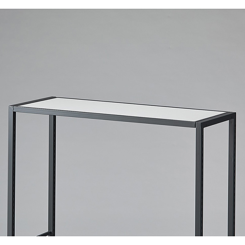 ストア・エキスプレス 店舗什器　ラテラル・ロコ　天板 90×35cm　ホワイト 61-808-69-2 1枚（ご注文単位1枚）【直送品】