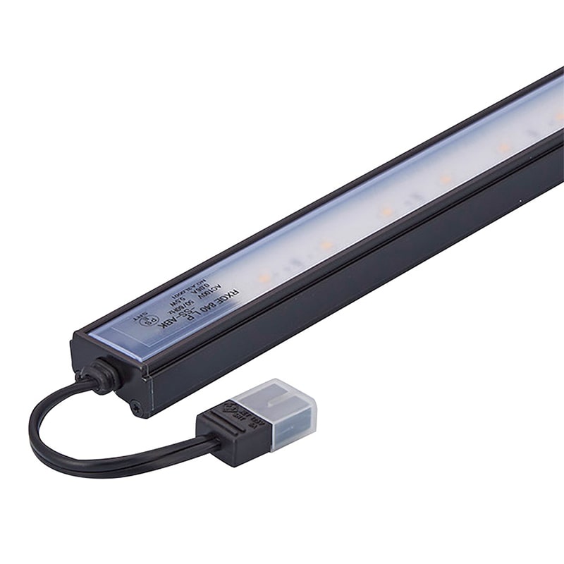 ストア・エキスプレス LED棚下照明　SSコネクタータイプ　平型 120cm　ブラック　昼白色 61-754-34-8 1セット（ご注文単位1セット）【直送品】