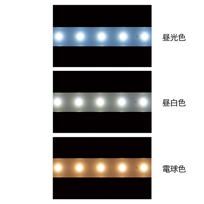 ストア・エキスプレス LED棚下照明 SSコネクタータイプ 平型 120cm ブラック 電球色 61-754-34-9 1セット(ご注文単位1セット)【直送品】