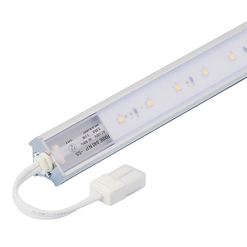 ストア・エキスプレス LED棚下照明 SSコネクタータイプ 斜め 90cm ホワイト 電球色 61-754-35-6 1セット(ご注文単位1セット)【直送品】