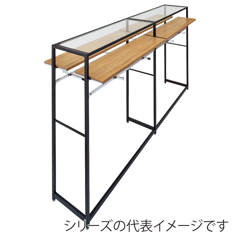 ストア・エキスプレス 店舗什器 ラテラル・ロコ スリット直付け木棚セット 幅90cm用 エクリュ 61-809-14-1 1セット(ご注文単位1セット)【直送品】