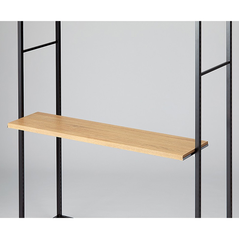 ストア・エキスプレス 店舗什器　ラテラル・ロコ　スリット直付け木棚セット 幅120cm用　ラスティック柄 61-809-15-3 1セット（ご注文単位1セット）【直送品】