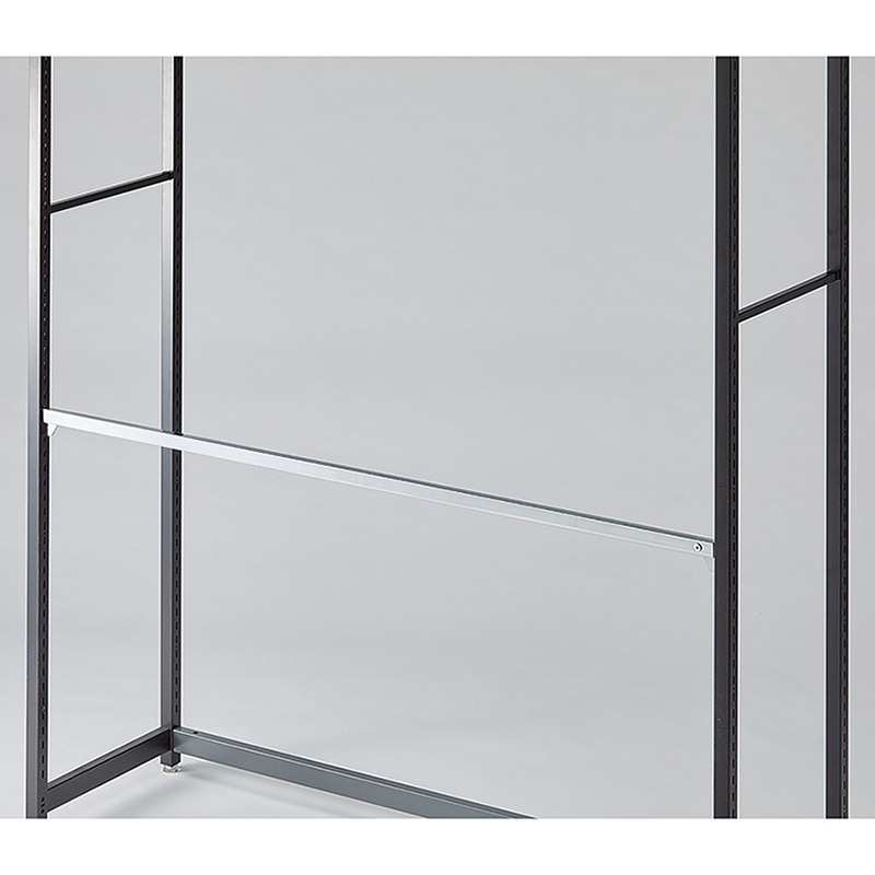 ストア・エキスプレス 店舗什器　ラテラル・ロコ　角バーハンガー スリット直付け　幅120cm用 61-809-17-1 1セット（ご注文単位1セット）【直送品】