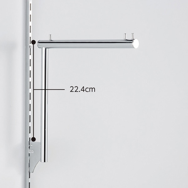 ストア・エキスプレス 店舗什器　ラテラル・ロコ　フェイスアウトブラケット スリット用ハンガー　アップタイプ 61-651-95-3 1本（ご注文単位1本）【直送品】