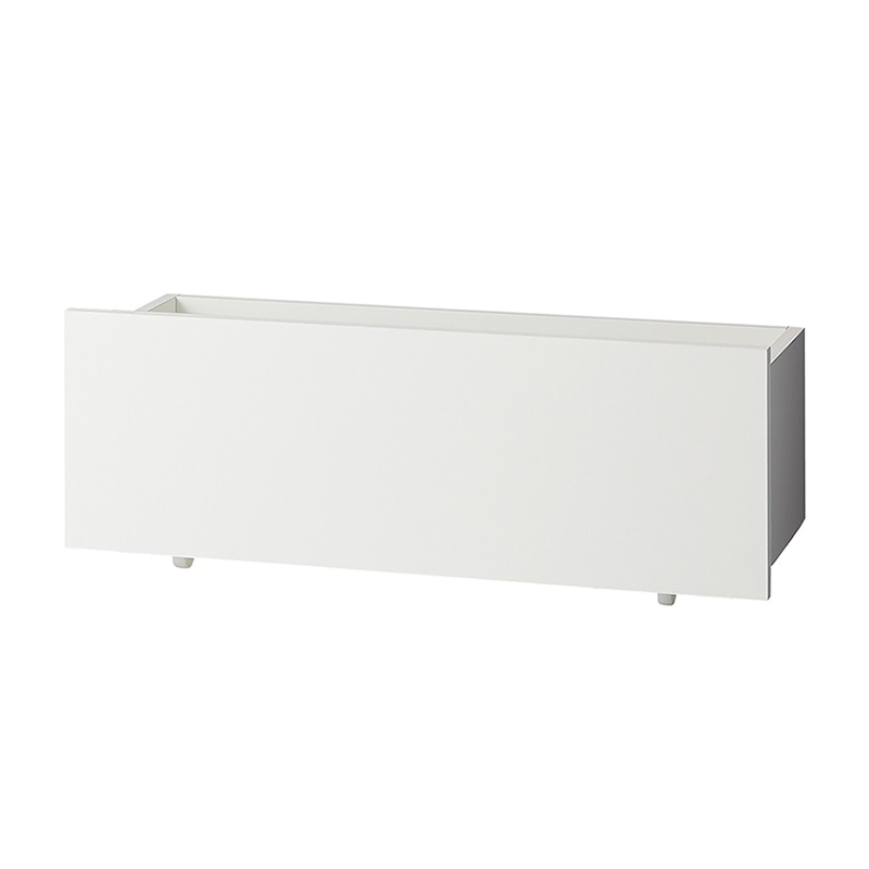 ストア・エキスプレス 店舗什器　ラテラル・ロコ　折りたたみ収納トロッコ 90×35cm用　ホワイト 61-808-41-2 1台（ご注文単位1台）【直送品】