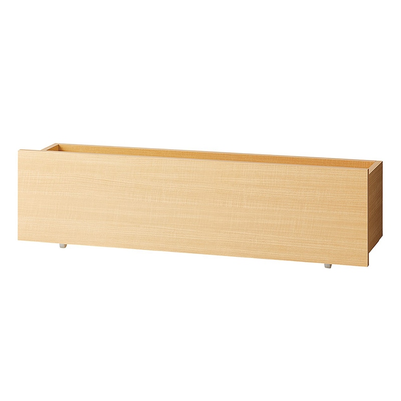 ストア・エキスプレス 店舗什器　ラテラル・ロコ　折りたたみ収納トロッコ 120×35cm用　エクリュ 61-808-42-1 1台（ご注文単位1台）【直送品】