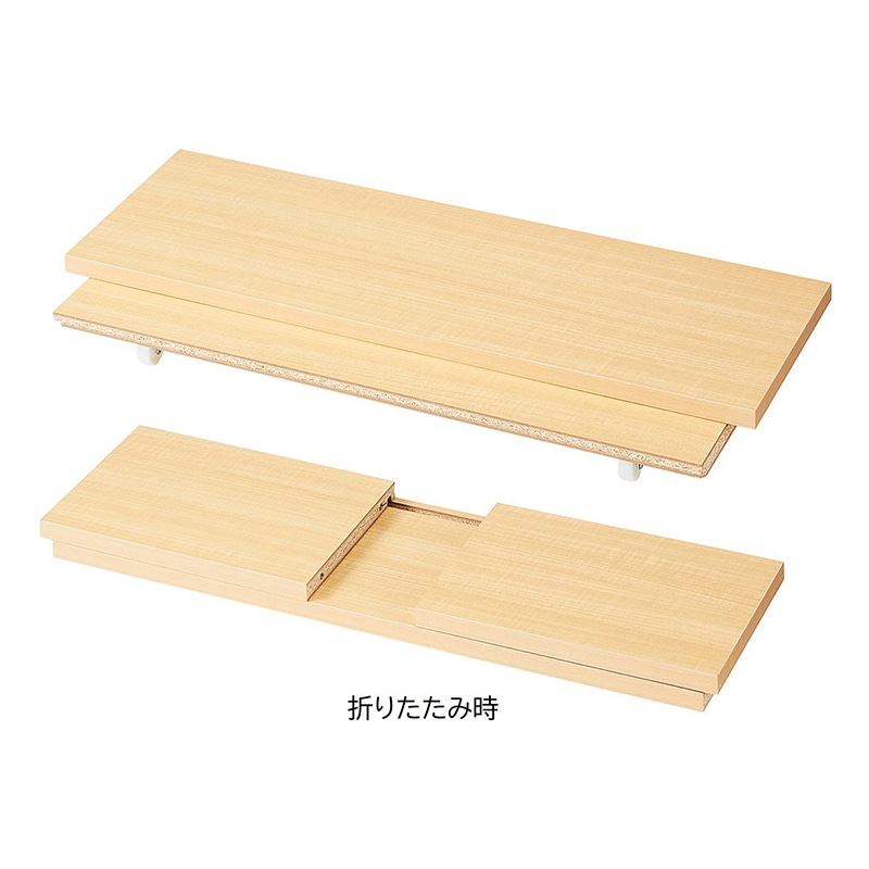 ストア・エキスプレス 店舗什器 ラテラル・ロコ 折りたたみ収納トロッコ 120×40cm用 ホワイト 61-777-58-11 1台(ご注文単位1台)【直送品】