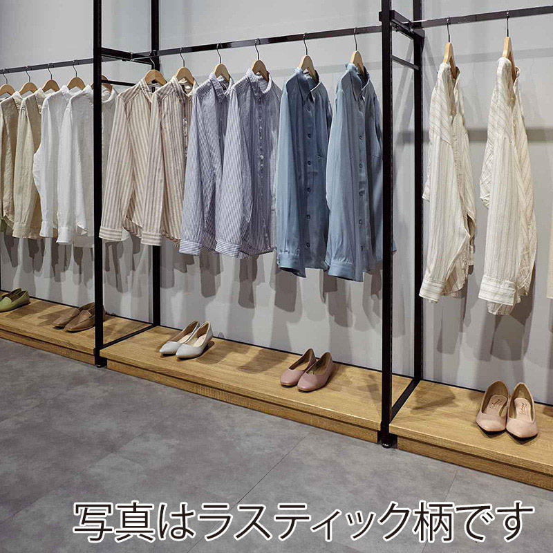 ストア・エキスプレス 店舗什器 ラテラル・ロコ 木製台輪ステージ 120×35cm用 ホワイト 61-808-44-2 1台(ご注文単位1台)【直送品】