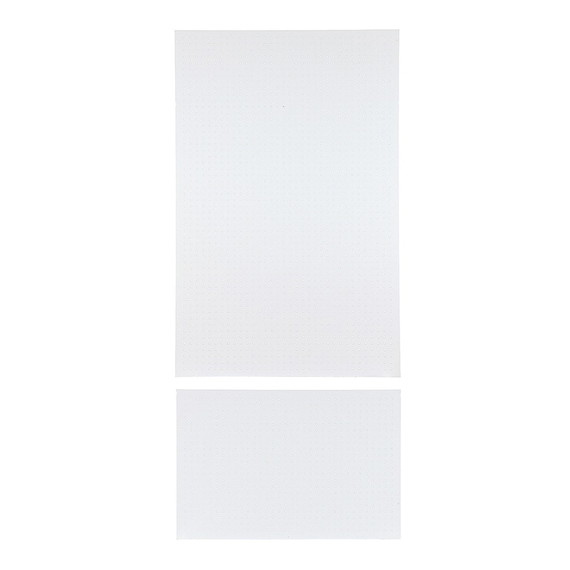 ストア・エキスプレス 店舗什器　ラテラル・ロコ　背面パネル　有孔 幅90×高さ210cm用　ホワイト 61-809-19-4 1セット（ご注文単位1セット）【直送品】