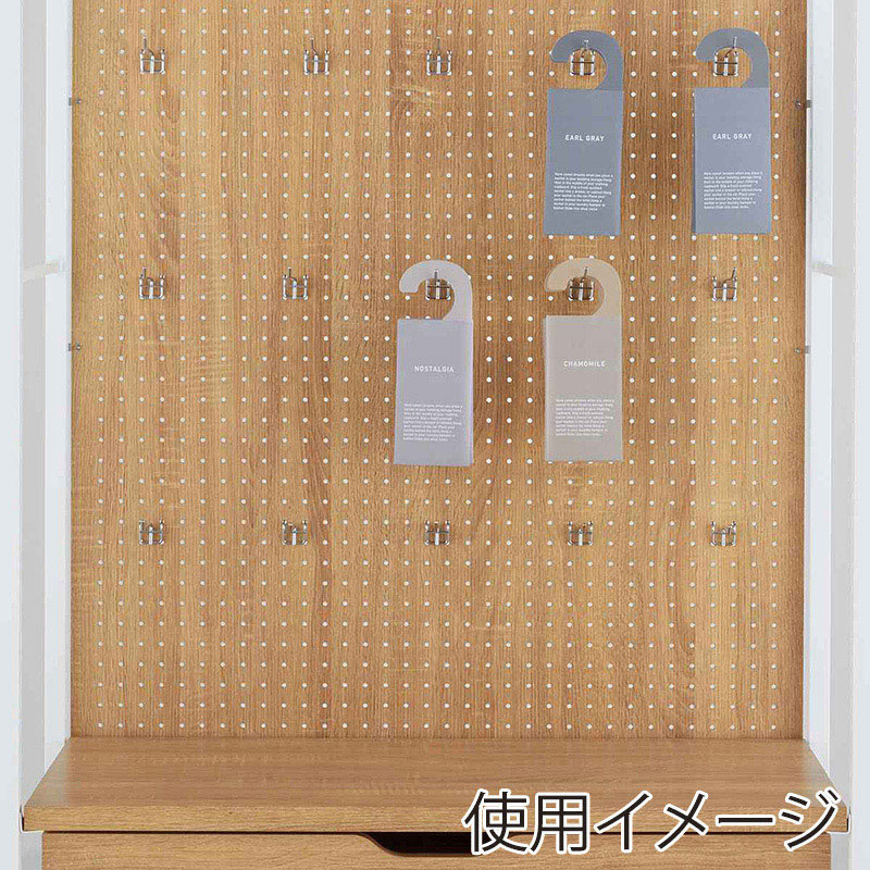 ストア・エキスプレス 店舗什器　ラテラル・ロコ　背面パネル　有孔 幅90×高さ150cm用　ラスティック柄 61-809-20-2 1枚（ご注文単位1枚）【直送品】