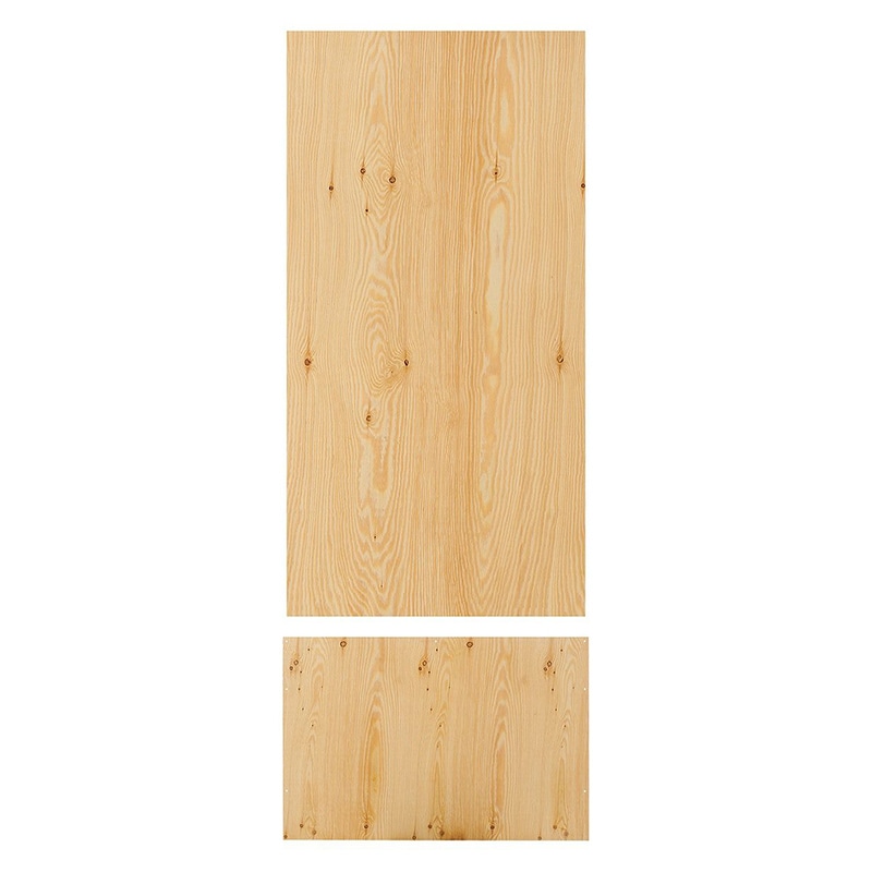 ストア・エキスプレス 店舗什器　ラテラル・ロコ　背面パネル　穴無し 幅90×高さ240cm用　ラーチ合板 61-818-22-5 1セット（ご注文単位1セット）【直送品】