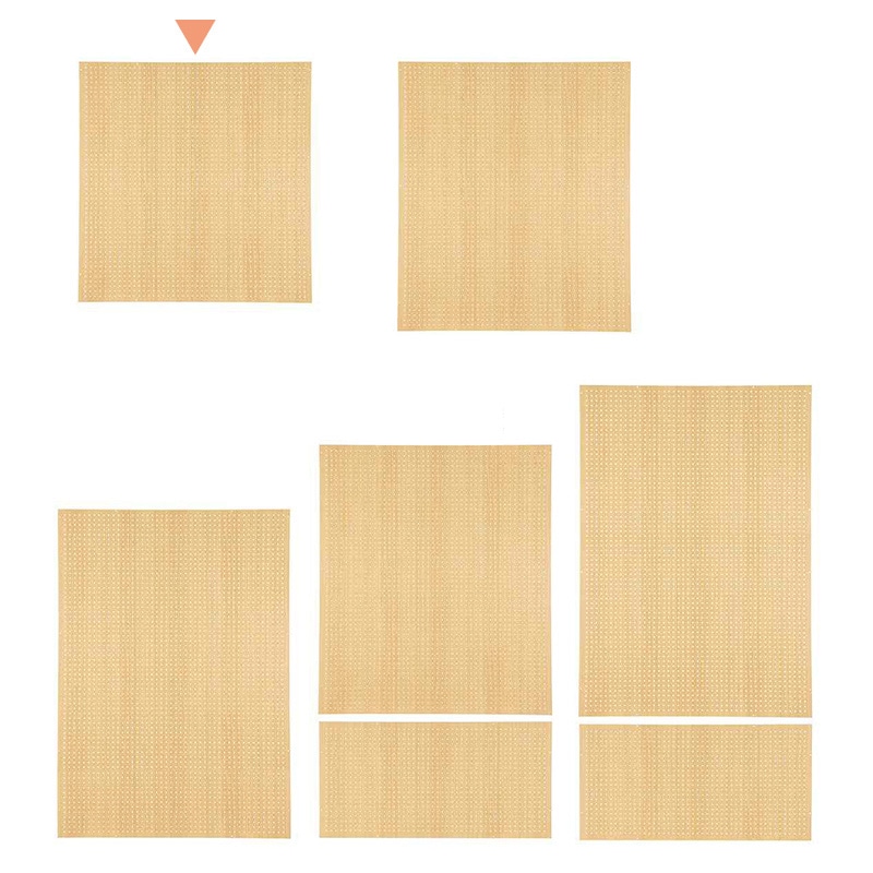 ストア・エキスプレス 店舗什器　ラテラル・ロコ　背面パネル　有孔 幅120×高さ135cm用　エクリュ 61-809-21-1 1枚（ご注文単位1枚）【直送品】