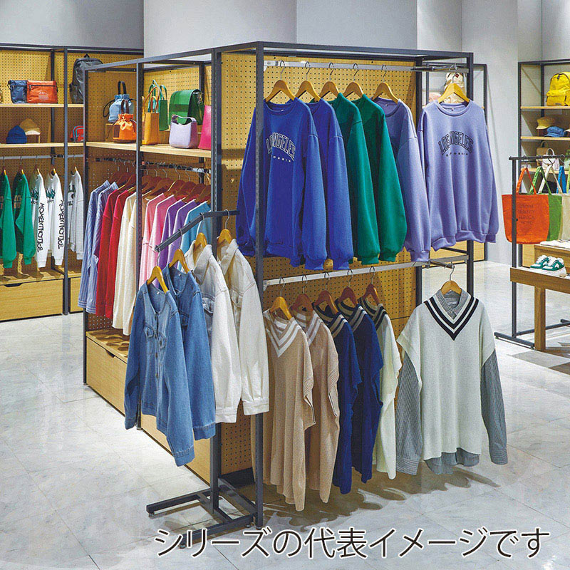 ストア・エキスプレス 店舗什器　ラテラル・ロコ　背面パネル　有孔 幅120×高さ135cm用　エクリュ 61-809-21-1 1枚（ご注文単位1枚）【直送品】