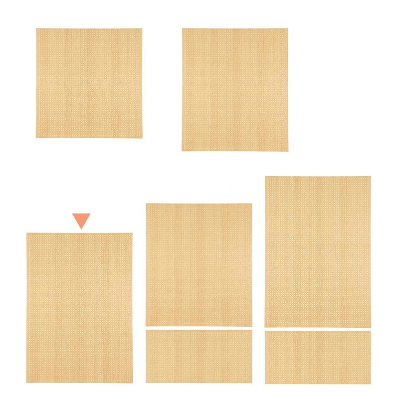 ストア・エキスプレス 店舗什器　ラテラル・ロコ　背面パネル　有孔 幅120×高さ180cm用　エクリュ 61-809-21-3 1枚（ご注文単位1枚）【直送品】