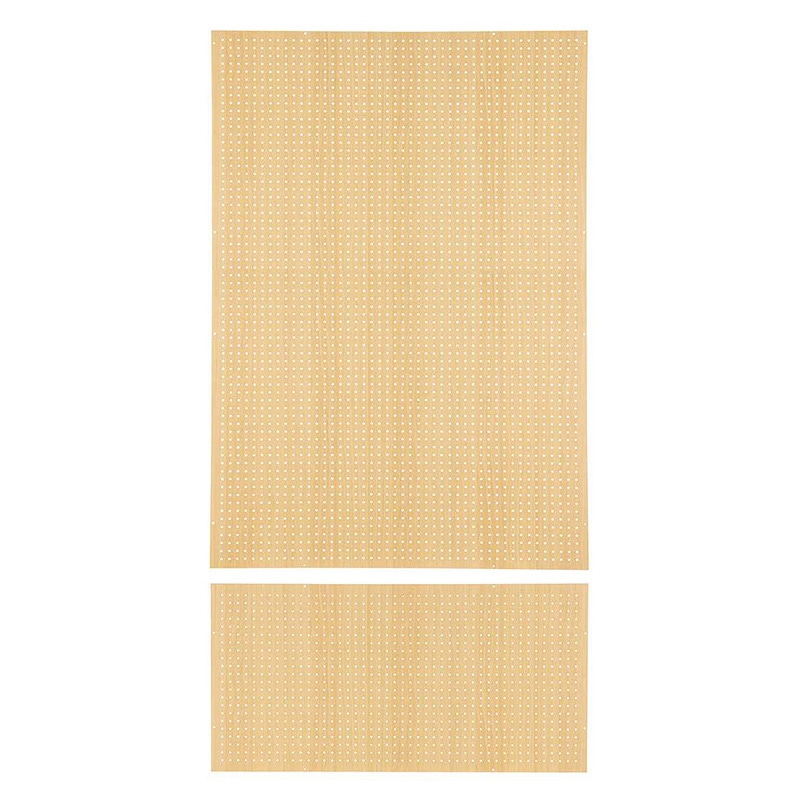 ストア・エキスプレス 店舗什器　ラテラル・ロコ　背面パネル　有孔 幅120×高さ240cm用　エクリュ 61-809-21-5 1セット（ご注文単位1セット）【直送品】