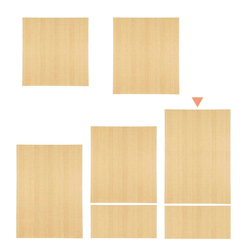 ストア・エキスプレス 店舗什器　ラテラル・ロコ　背面パネル　有孔 幅120×高さ240cm用　エクリュ 61-809-21-5 1セット（ご注文単位1セット）【直送品】