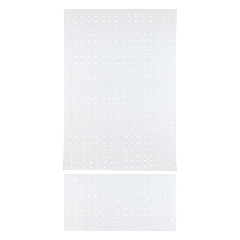 ストア・エキスプレス 店舗什器　ラテラル・ロコ　背面パネル　有孔 幅120×高さ240cm用　ホワイト 61-809-22-5 1セット（ご注文単位1セット）【直送品】