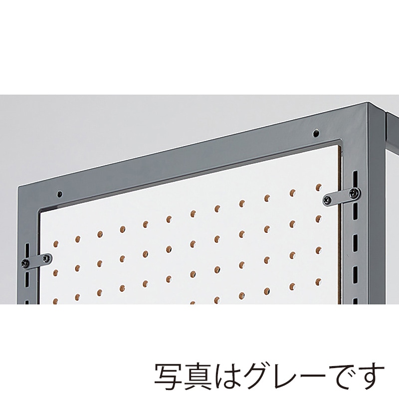 ストア・エキスプレス 店舗什器 ラテラル・ロコ 背面パネル取付金具 高さ135~180cm用 ブラック 61-809-9-3 1セット(ご注文単位1セット)【直送品】