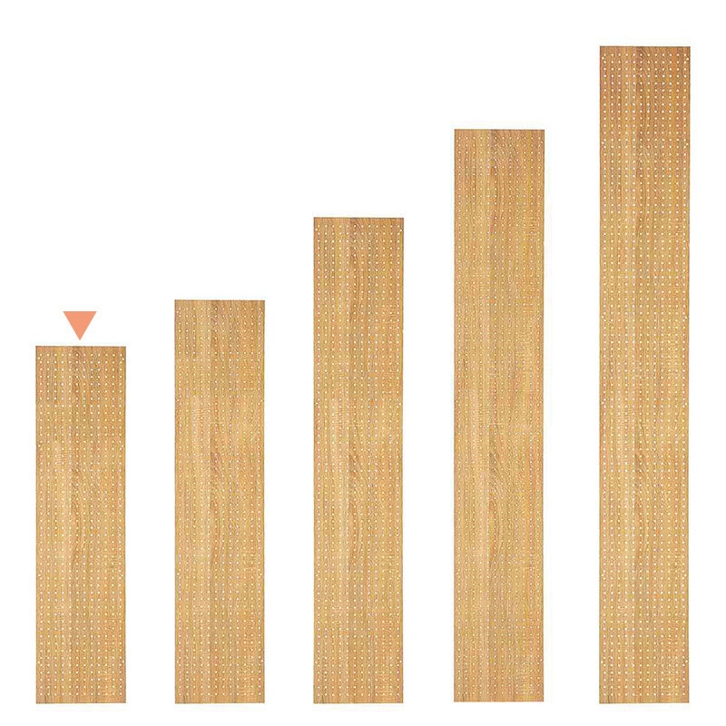 ストア・エキスプレス 店舗什器　ラテラル・ロコ　サイドパネル　有孔 奥行35×高135cm用　ラスティック柄 61-808-85-1 1枚（ご注文単位1枚）【直送品】