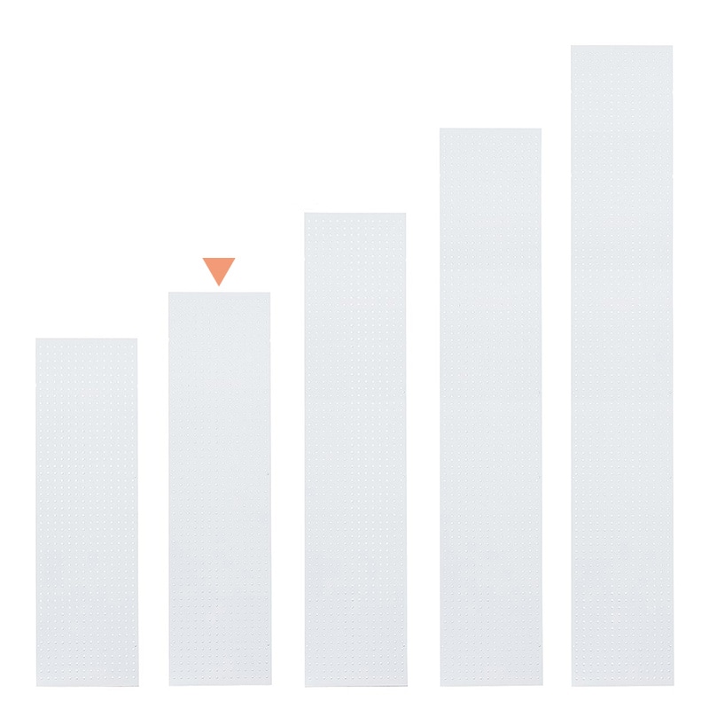 ストア・エキスプレス 店舗什器 ラテラル・ロコ サイドパネル 有孔 奥行40×高さ150cm用 ホワイト 61-809-7-2 1枚(ご注文単位1枚)【直送品】