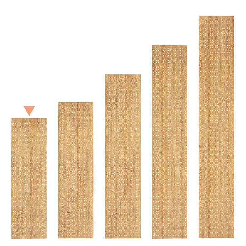 ストア・エキスプレス 店舗什器　ラテラル・ロコ　サイドパネル　有孔 奥行40×高135cm用　ラスティック柄 61-809-8-1 1枚（ご注文単位1枚）【直送品】