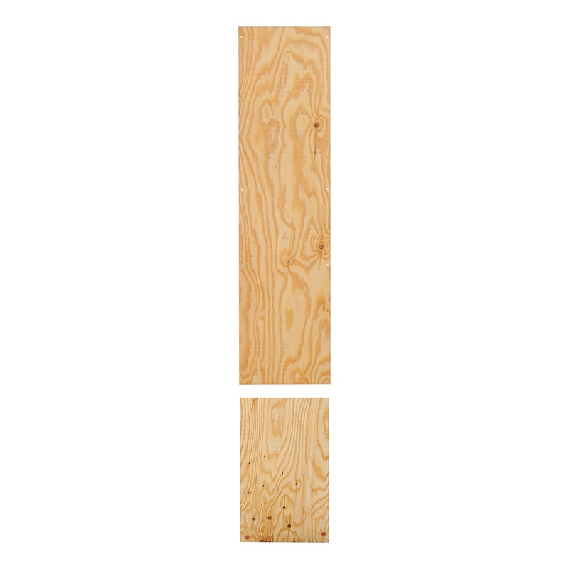 ストア・エキスプレス 店舗什器　ラテラル・ロコ　サイドパネル　穴無し 奥行40×高さ210cm用　ラーチ合板 61-818-27-4 1枚（ご注文単位1枚）【直送品】