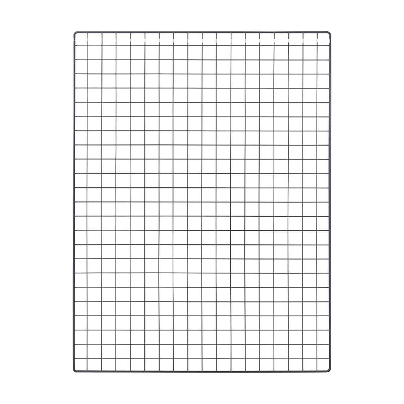 ストア・エキスプレス 店舗什器　ラテラル・ロコ　背面ネット　幅90cm 高さ135／150cm用　グレー 61-809-27-1 1枚（ご注文単位1枚）【直送品】