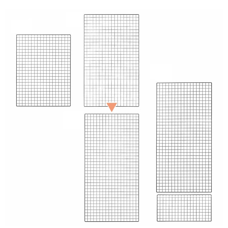 ストア・エキスプレス 店舗什器 ラテラル・ロコ 背面ネット 幅90cm 高さ210cm用 グレー 61-809-27-3 1枚(ご注文単位1枚)【直送品】