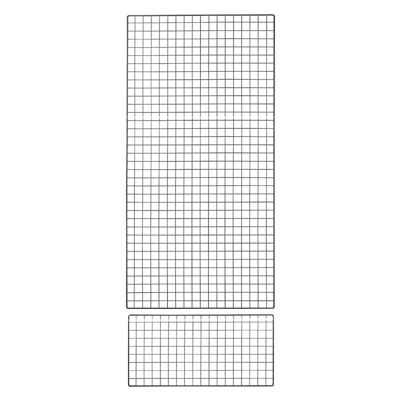 ストア・エキスプレス 店舗什器　ラテラル・ロコ　背面ネット　幅90cm 高さ240cm用　グレー 61-809-27-4 1枚（ご注文単位1枚）【直送品】