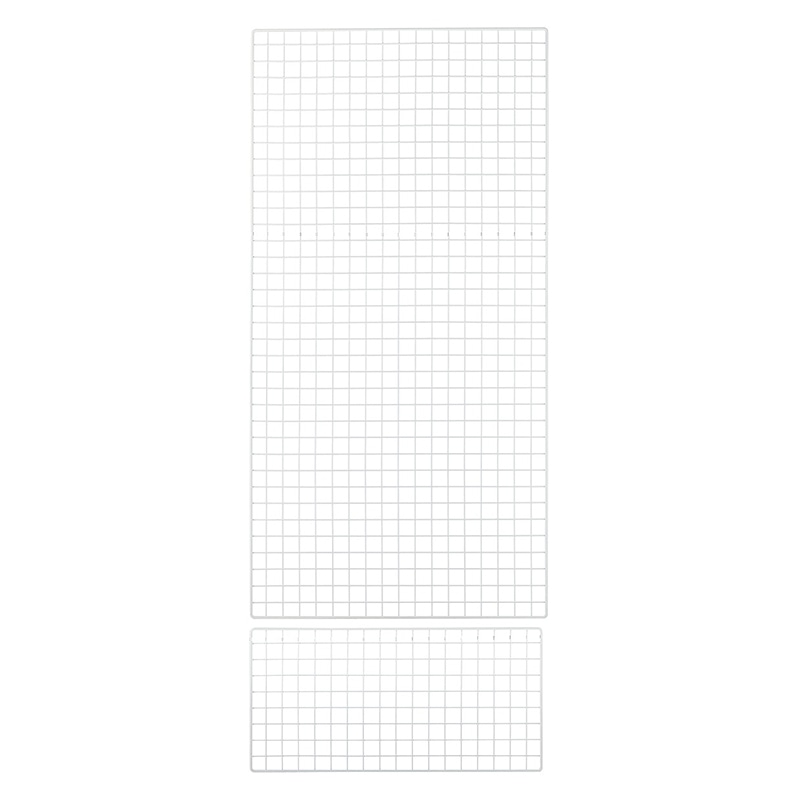 ストア・エキスプレス 店舗什器　ラテラル・ロコ　背面ネット　幅90cm 高さ240cm用　ホワイト 61-809-28-4 1枚（ご注文単位1枚）【直送品】