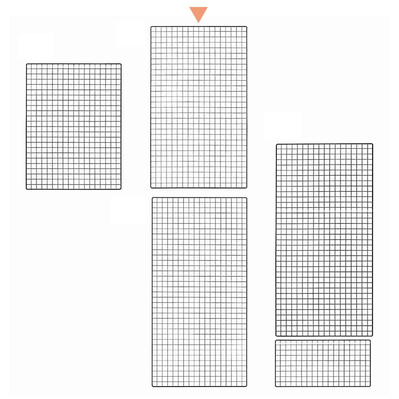 ストア・エキスプレス 店舗什器 ラテラル・ロコ 背面ネット 幅90cm 高さ180cm用 ブラック 61-809-29-2 1枚(ご注文単位1枚)【直送品】