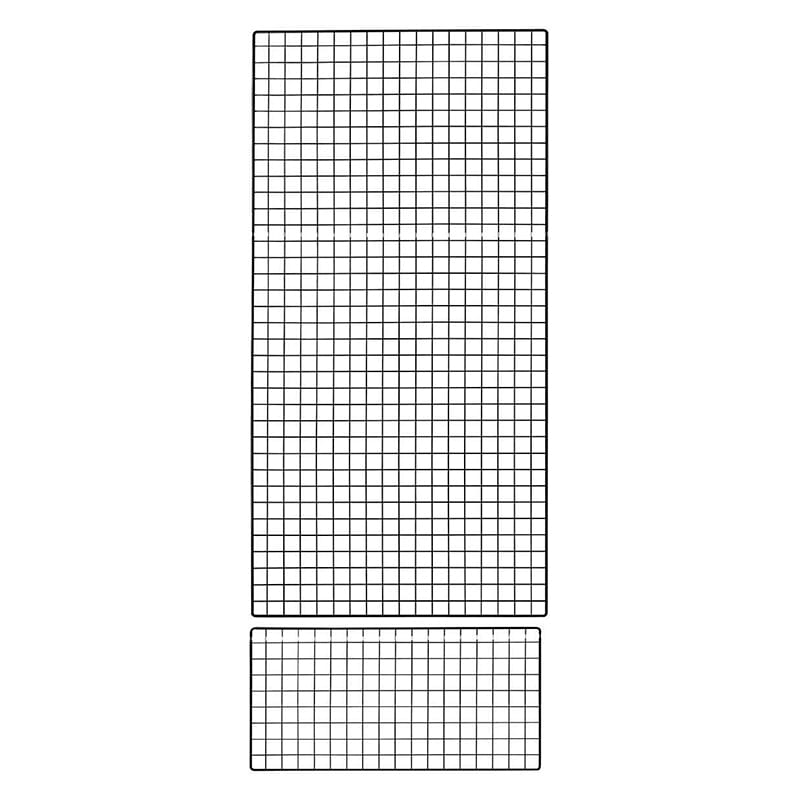 ストア・エキスプレス 店舗什器　ラテラル・ロコ　背面ネット　幅90cm 高さ240cm用　ブラック 61-809-29-4 1枚（ご注文単位1枚）【直送品】