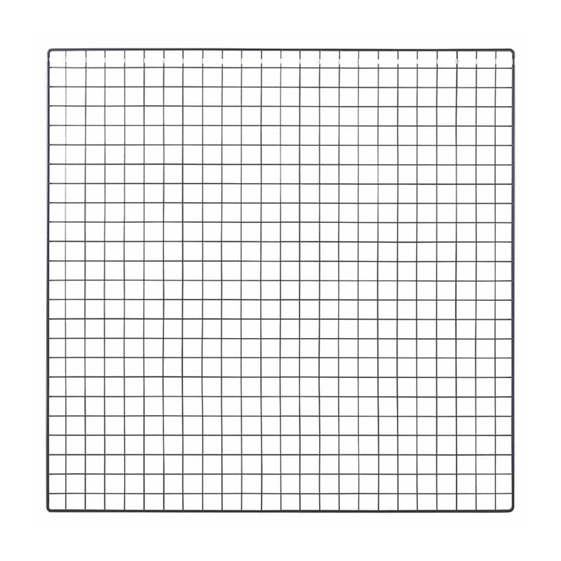 ストア・エキスプレス 店舗什器　ラテラル・ロコ　背面ネット　幅120cm 高さ135／150cm用　グレー 61-809-30-1 1枚（ご注文単位1枚）【直送品】