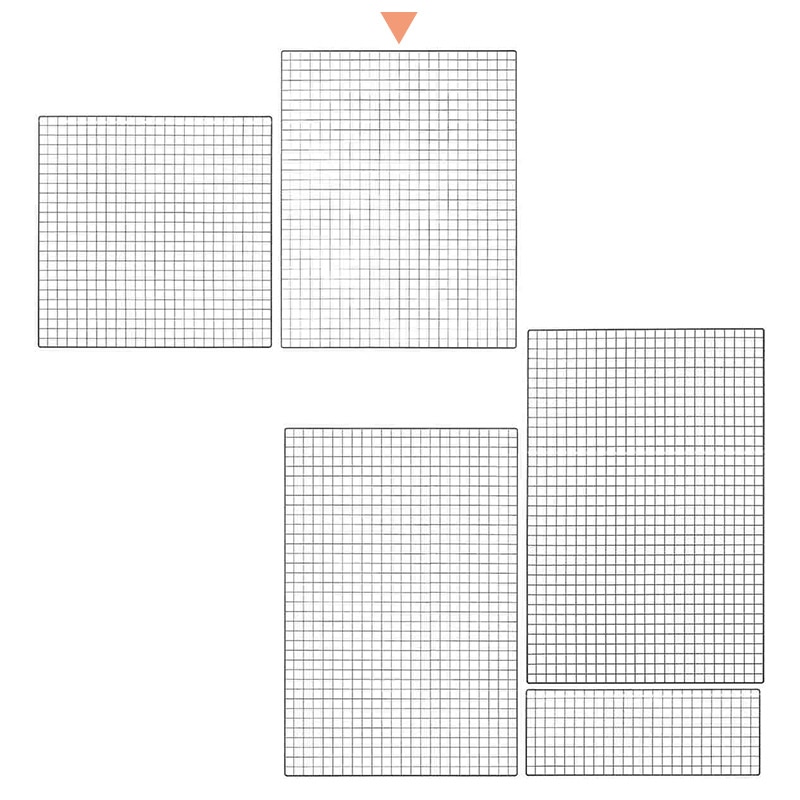 ストア・エキスプレス 店舗什器 ラテラル・ロコ 背面ネット 幅120cm 高さ180cm用 グレー 61-809-30-2 1枚(ご注文単位1枚)【直送品】