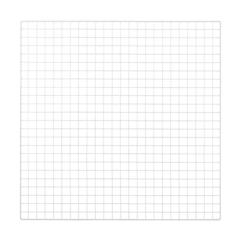 ストア・エキスプレス 店舗什器　ラテラル・ロコ　背面ネット　幅120cm 高さ135／150cm用　ホワイト 61-809-31-1 1枚（ご注文単位1枚）【直送品】