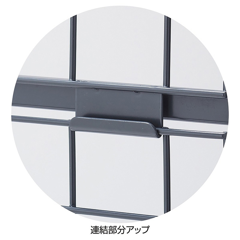 ストア・エキスプレス 店舗什器 ラテラル・ロコ サイドネット 奥行35×高さ180cm用 ホワイト 61-818-29-3 1枚(ご注文単位1枚)【直送品】