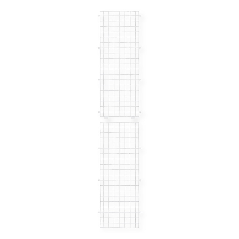 ストア・エキスプレス 店舗什器　ラテラル・ロコ　サイドネット 奥行40×高さ210cm用　ホワイト 61-818-32-4 1枚（ご注文単位1枚）【直送品】