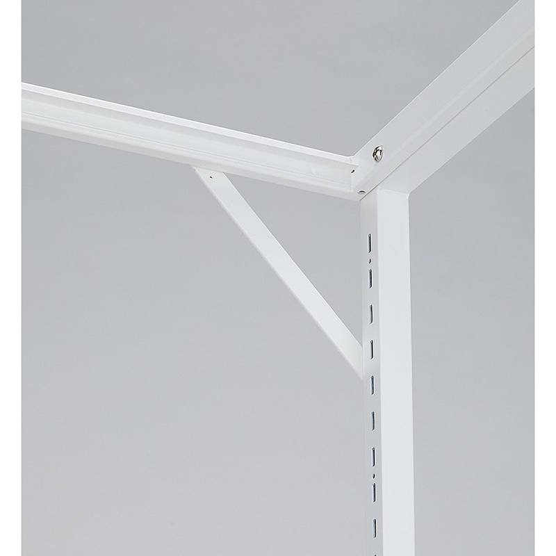 ストア・エキスプレス 店舗什器　ラテラル・ロコ　補強バー ホワイト　2個組 61-809-33-2 1セット（ご注文単位1セット）【直送品】