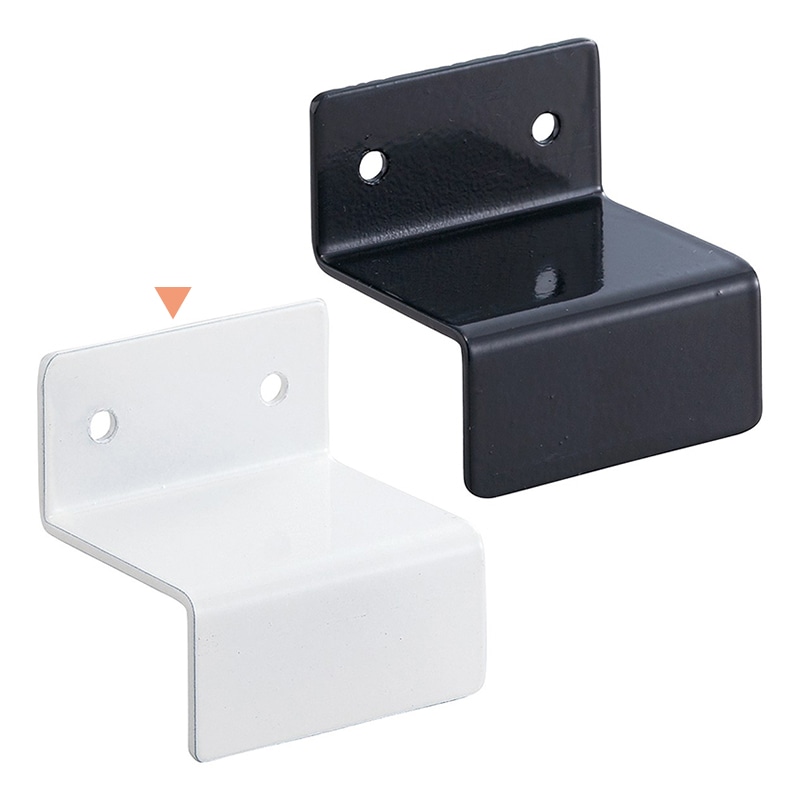 ストア・エキスプレス 店舗什器 ラテラル・ロコ 壁面固定金具 40mm角用 ホワイト 61-554-14-1 1個(ご注文単位1個)【直送品】