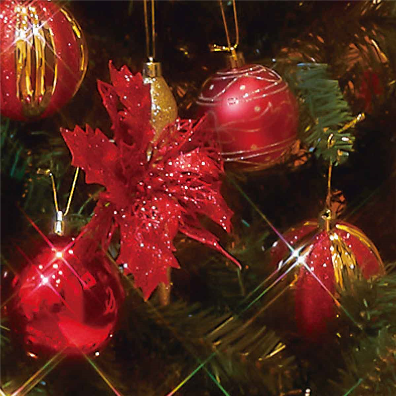 ストア・エキスプレス 48-14-1-1 スクエアベースツリーセット レッド H150cm 1セット(ご注文単位1セット)【直送品】