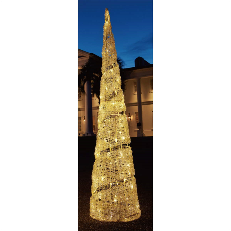 ストア・エキスプレス 48-70-4-2 LEDスパイラルコーンツリー 高さ150cm 1台(ご注文単位1台)【直送品】