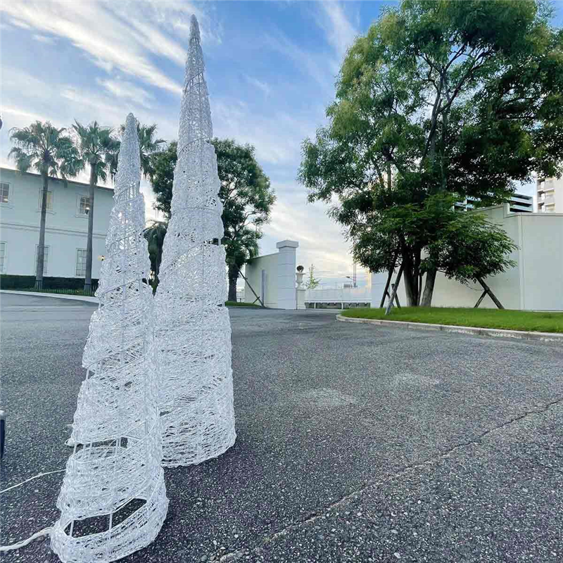 ストア・エキスプレス 48-70-4-2 LEDスパイラルコーンツリー 高さ150cm 1台(ご注文単位1台)【直送品】