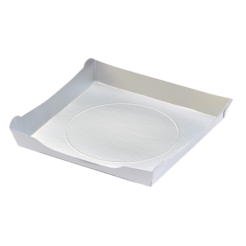 和気 シルバー・ペーパートレー 4号 2-000-21 100枚/箱（ご注文単位1箱）【直送品】