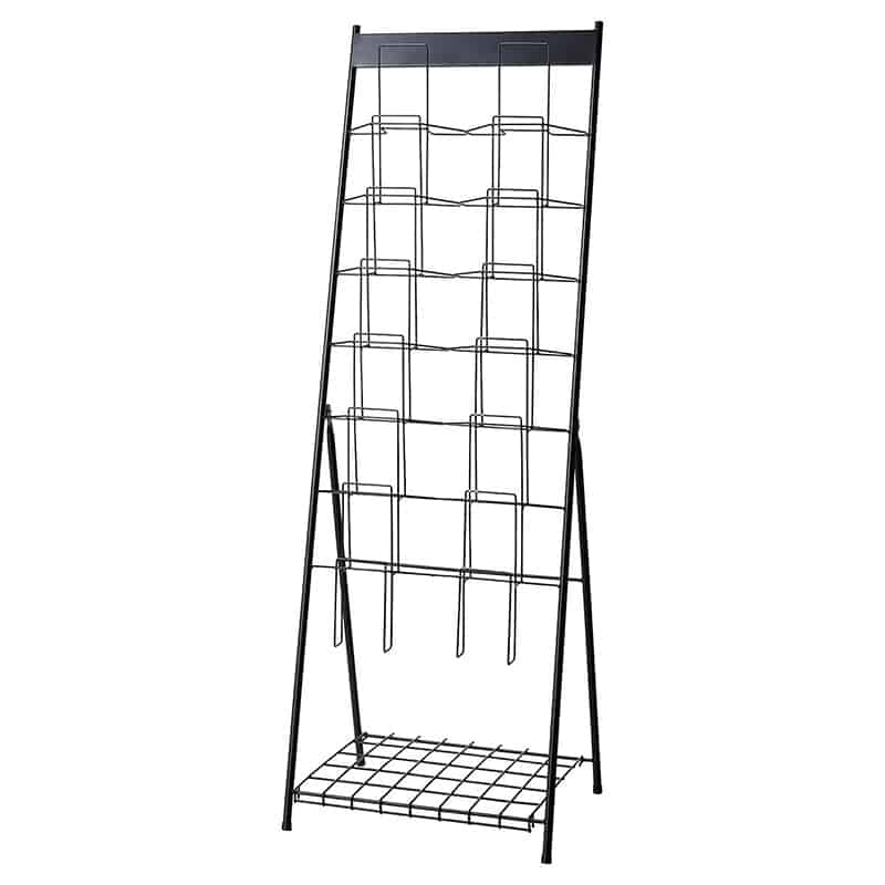 ストア・エキスプレス スマートカタログスタンド A4 2列7段 ブラック 61-820-7-5 1台（ご注文単位1台）【直送品】