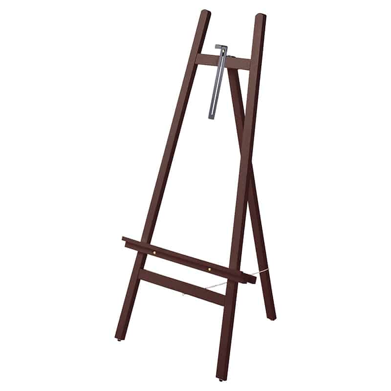 ストア・エキスプレス スマート木製イーゼル ブラウン 61-820-10-2 1台（ご注文単位1台）【直送品】